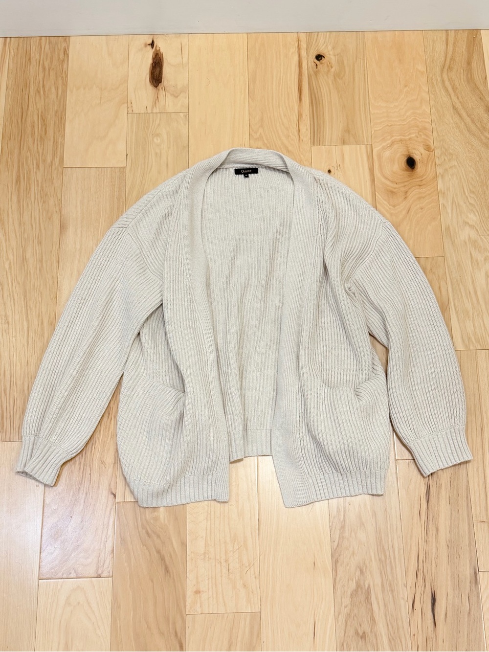 Quince Women’s 100% Organic Cotton Oversized Cardigan